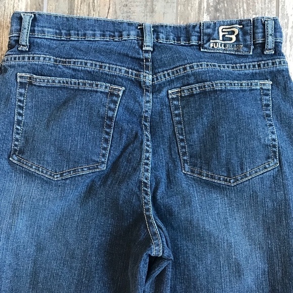 VINTAGE FB Full Blue BB Regular Jeans size 12 - Picture 5 of 10